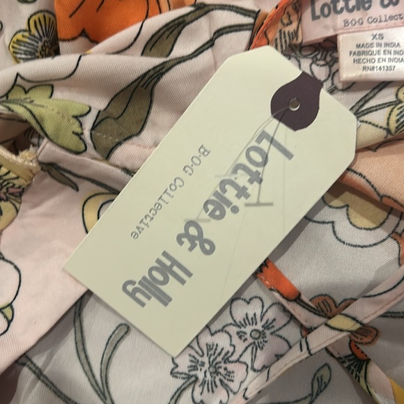 NWT Band of Gypsies Lottie & Holly Pink Floral Sundress - Picture 5 of 6